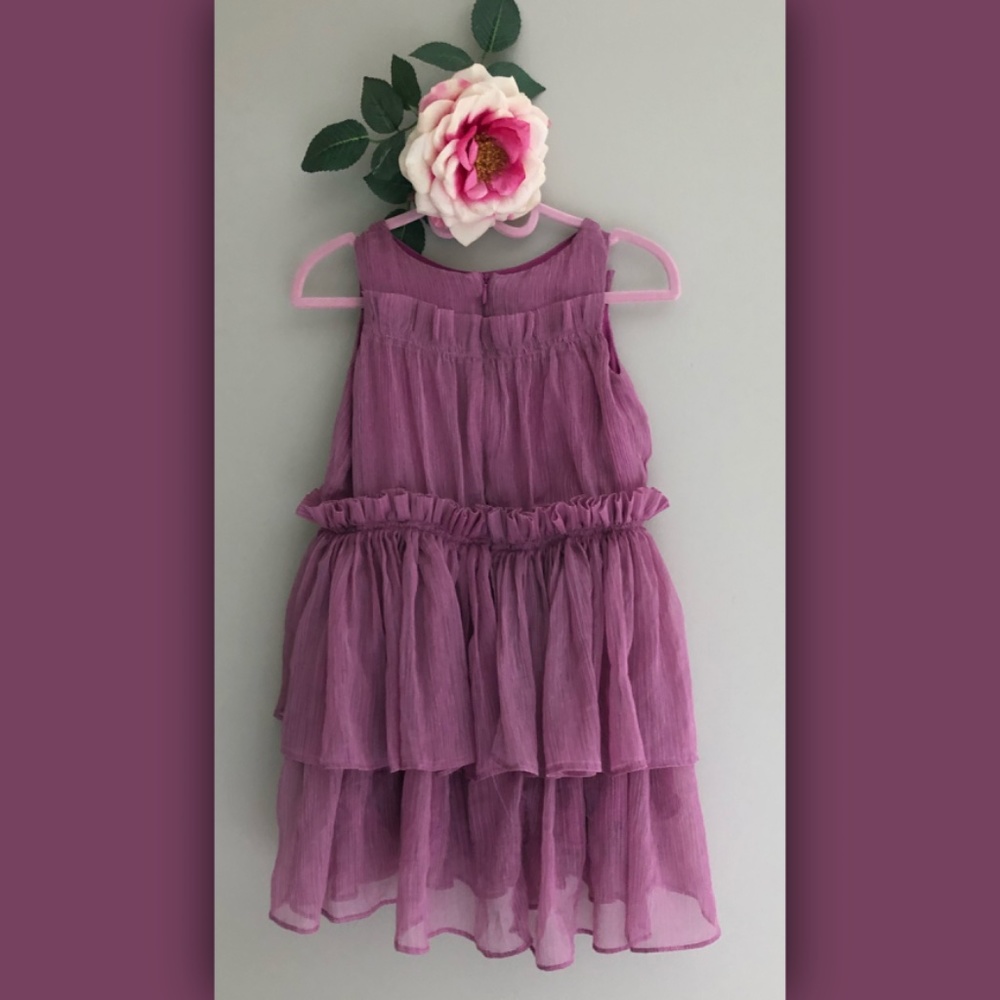 Chasing Fireflies Raspberry Ruffle Dress - Toddler - Picture 2 of 4